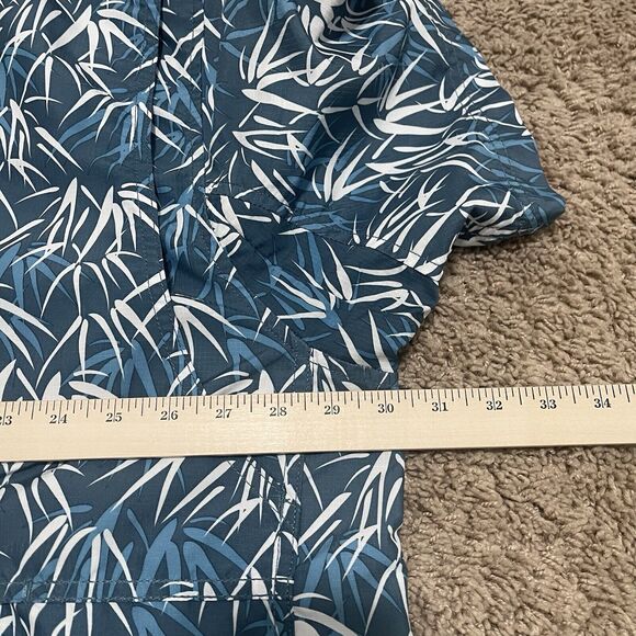 Duluth Trading Shirt Mens 3XL Blue Short Sleeve Vented Fishing Outdoor Top - Picture 9 of 11